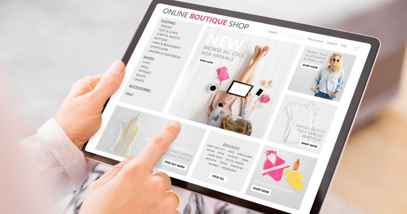 e-commerce clothing business